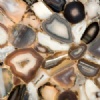 Gray Agate (Backlit view)