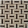 Chinese Beige Limestone Honed Mosaic