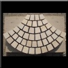 Chinese Beige Limestone Honed Mosaic