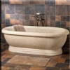 Beige Marble Bath Tub