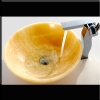 Yellow Onyx Sink