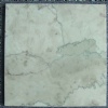 Green cream marble