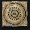 Tumbled Travertine-Marble Mosaic Medallion