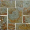 Chinese rusty green slate tile