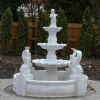 carved granite fountain