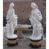Marble human sculpture