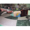Bar Bench - Green Marble, White Granite