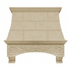 Carved Stone Range Hood: The Chambord