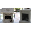 Stone Carved Fireplace