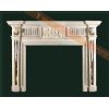 stone fireplace