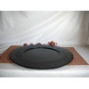 Round stone tea tray