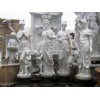 White limestone human sculpture