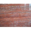 Natural red travertine stone (vein cut)