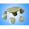 Stone table and bench