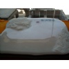 White onyx tea tray