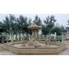 yellow sandstone carving fountain