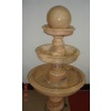 Yellow marble fountain ball