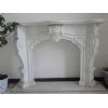 stone fireplace (marble)