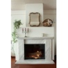 White Marble Fireplace