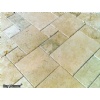 White Travertine French Pattern