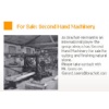 Machinery  for cutting and finishing natural stone
