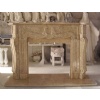 Travertine Fireplace