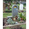 Granite monuments, tombstones