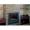 Fireplace with China Multicolor Slate