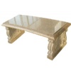 Stone table & bench
