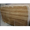 Travertine block, yellow travertine, noce