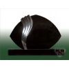 Jet Black Granite Tombstone