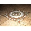 Travertine, Marble Mosaic Medallion
