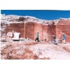 Red Travertine Blocks