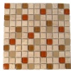 Travertine - Glass Mosaic Auburn