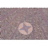 Red porphyry flamed - honed surface