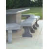 Bench in Bleu de Savoie (Blue Savoy)