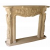 Verona beige marble fireplaces