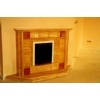 Daino Reale, Rosso Alicante marble fireplace