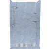 White Marble Shower Base