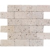 Brick Pattern Ivory Travertine Mosaic