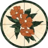 Waterjet medallion - Flower