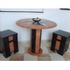 Marble Table and Benches