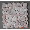 Pink marble mosaics