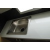 Artificial white marble countertop