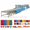 Roof tile forming machine