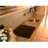 Kitchen worktops in marble and granite