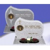 Kuru Grey Granite tombstone