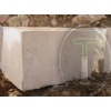 Beige marble blocks