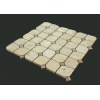 Noce Travertine Tumbled Mosaics