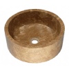 Travertine sink
